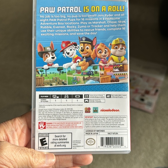 Paw Patrol On a Roll Nintendo Switch Game - Picture 2 of 3